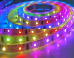 Energy Saving 4.8w / meter 50 - 60Hz SMD 3528 Epistar Flexible Led Strip Lights