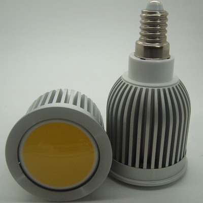 Hohe Helligkeit 5W / 7W / 10W E14 COB LED Licht mit 320 - 380LM, AC85 - 265V, 50000hrs